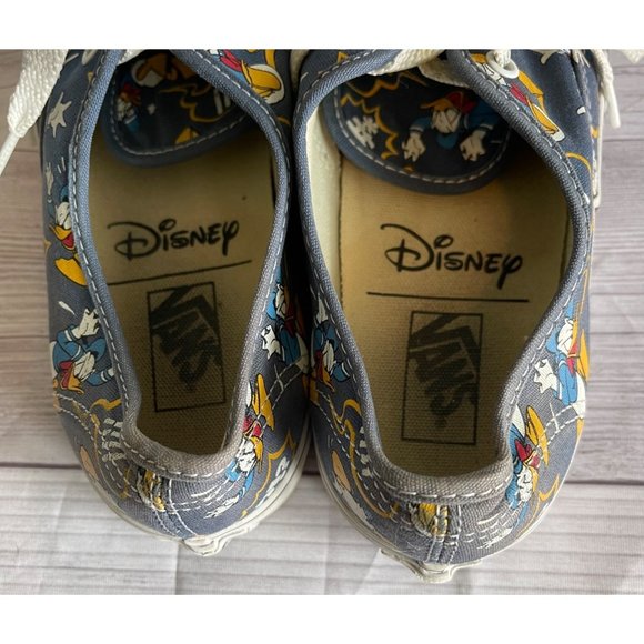 Vans Blue Disney Collaboration Donald Duck Skateboard Shoe Size 8.5 US - Picture 3 of 4